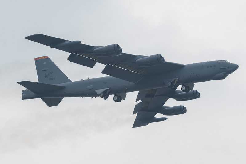 First-ever US Air Force B-52 flight takes off from Indonesia