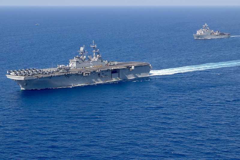 USS BATAAN RAS