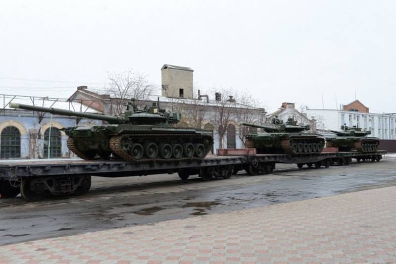 T-80 na putu na front