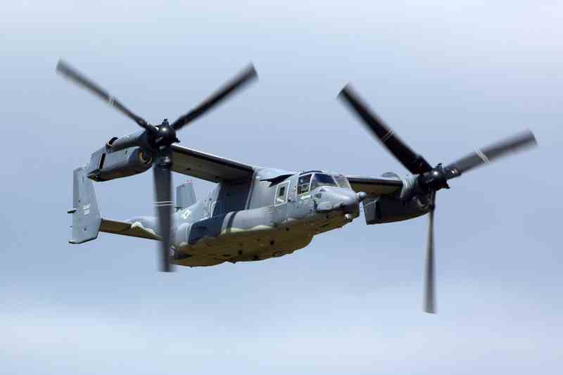Fairford,,United,Kingdom,-,July,16,,2017:,Bell-boeing,V-22a,Osprey