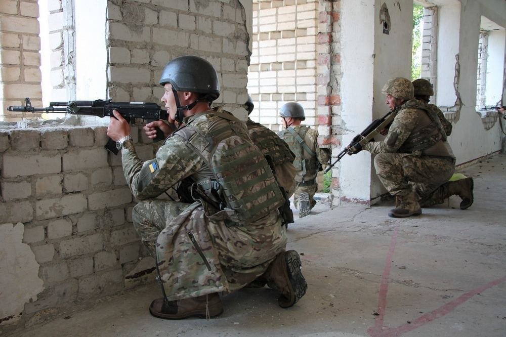 украјински војници у борби