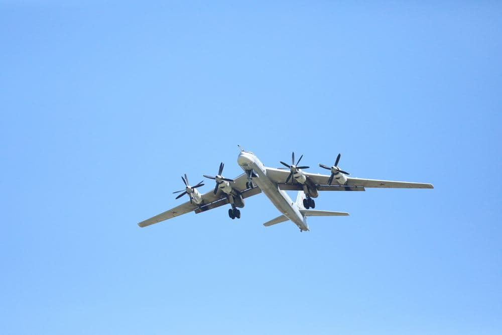Руски Ту-95МС у лету