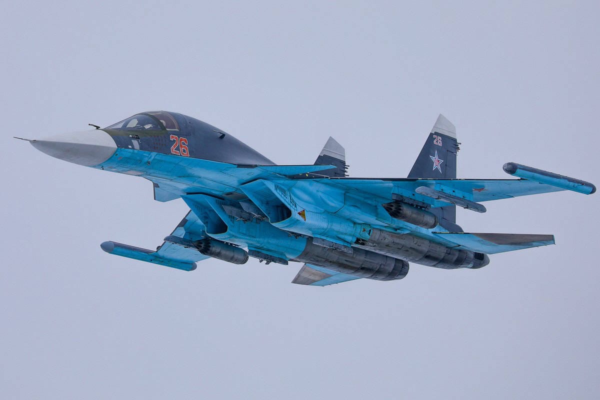 Су-34 у лету руски