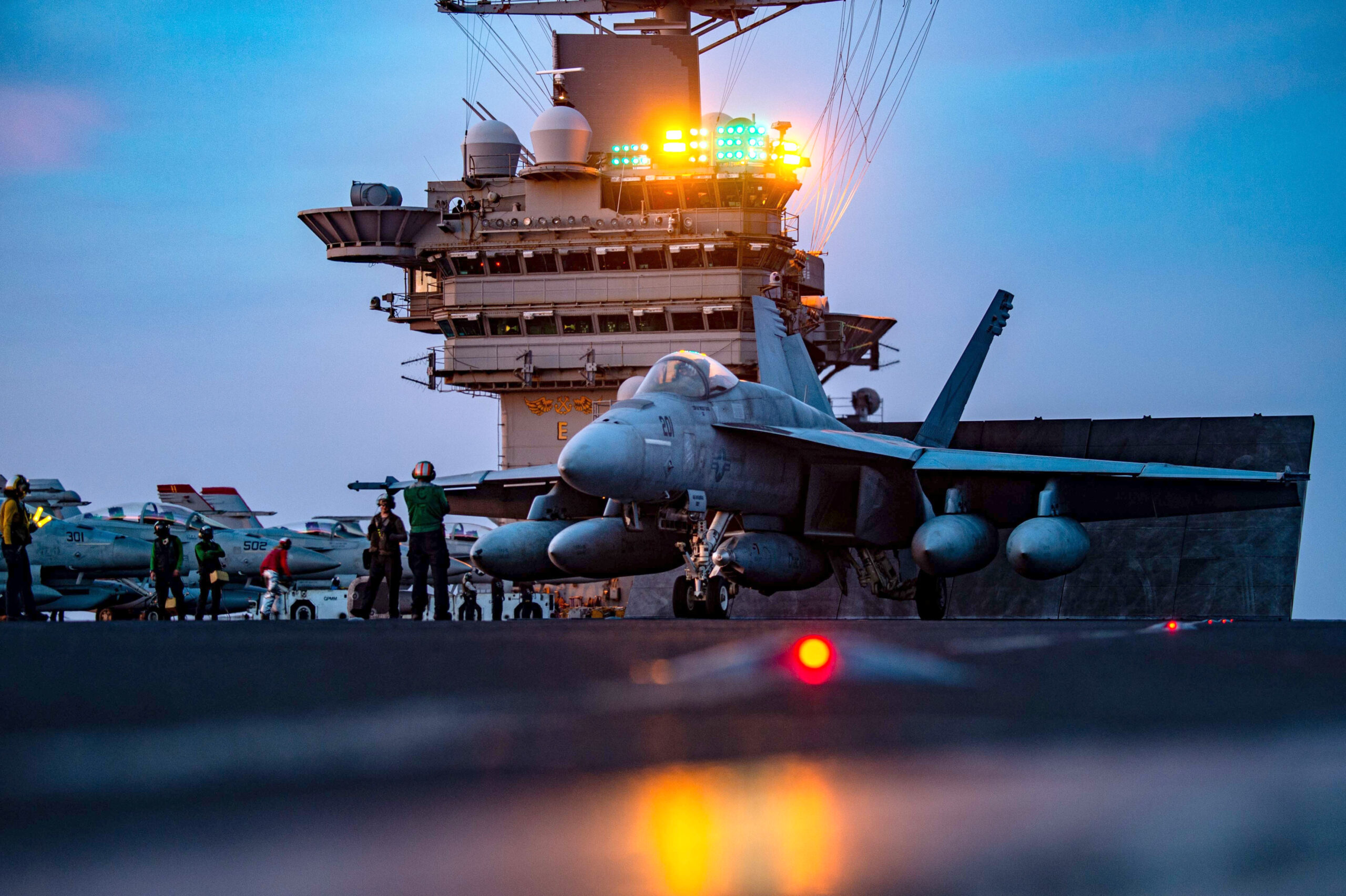 The Harry S. Truman Carrier Strike Group is on a scheduled deployment in the U.S. Naval Forces Europe area of operations, employed by U.S. Sixth Fleet to defend U.S., allied and partner interests.