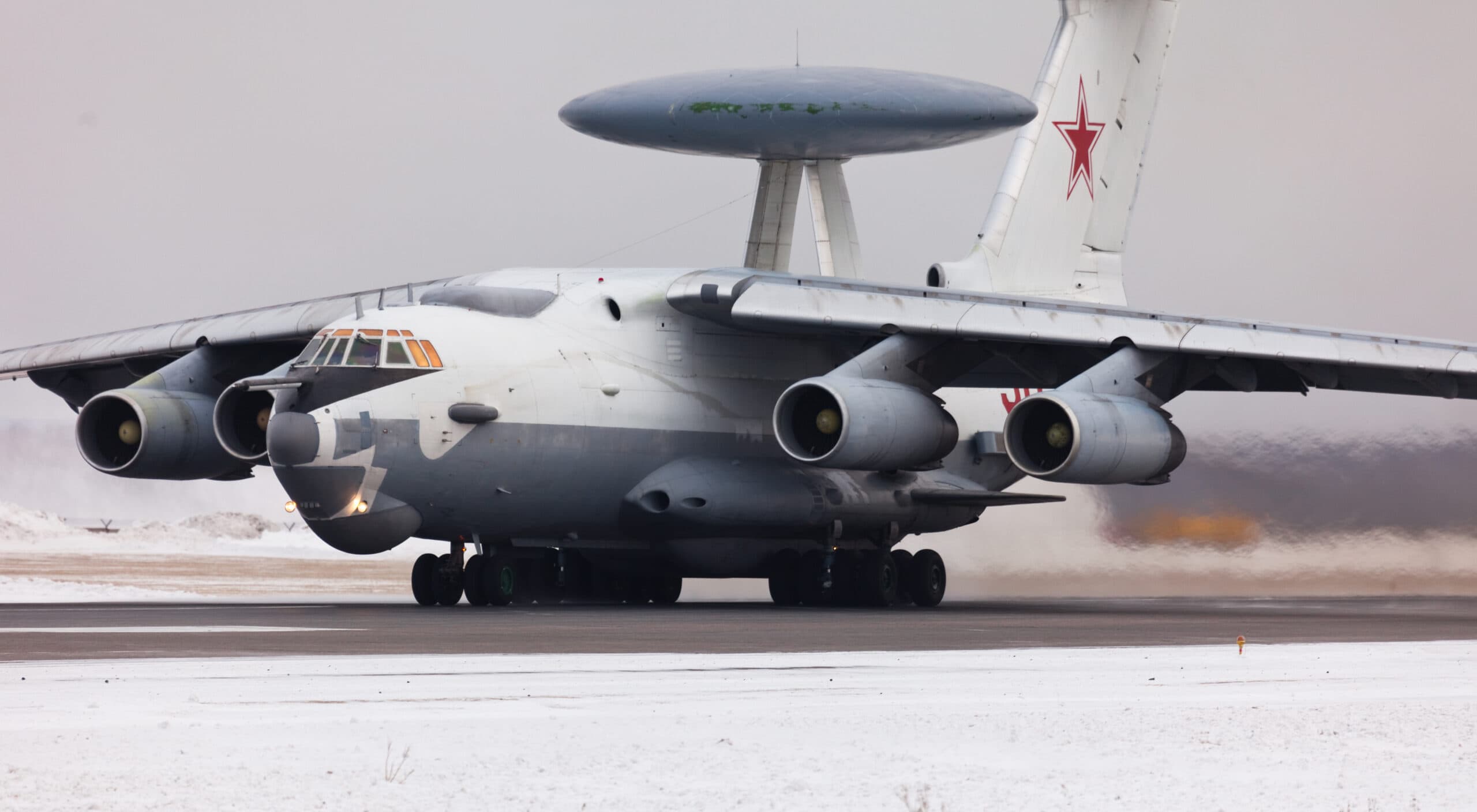 Novosibirsk,,Russia,-,February,17,,2010:,Aircraft, A50u,With,Radar
