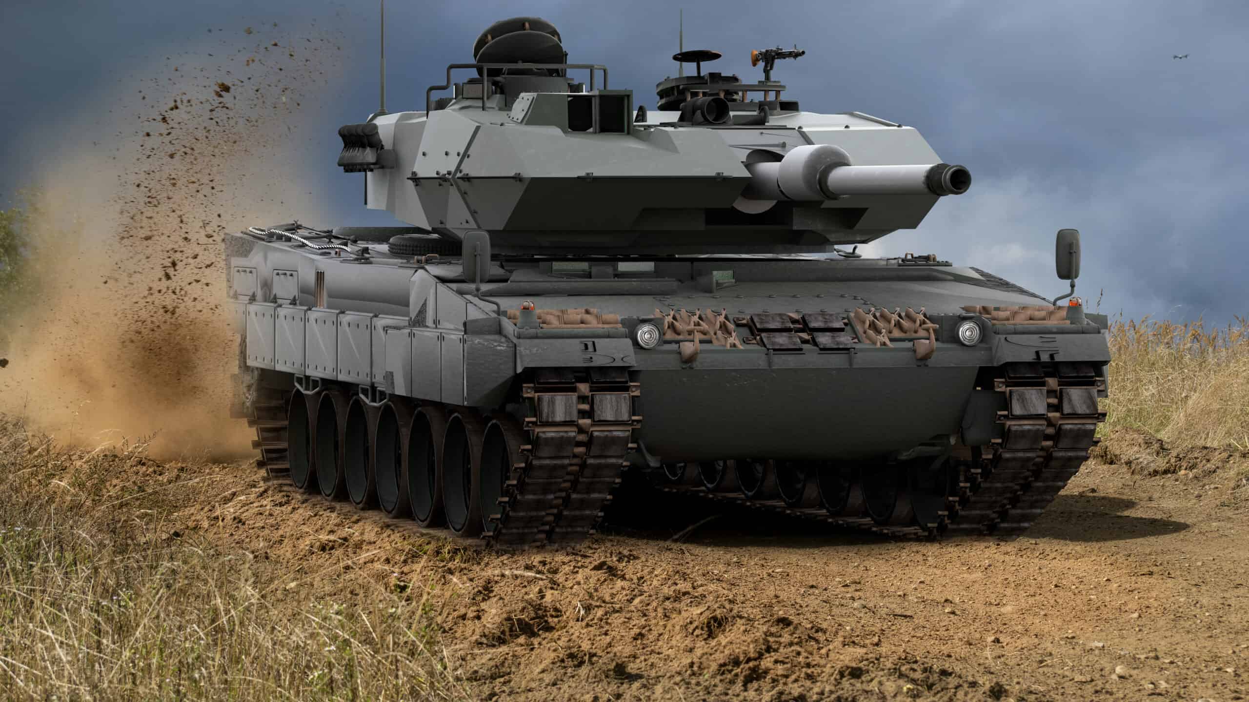 German,Leopard,2,A4,Tank.3d,Illustration.