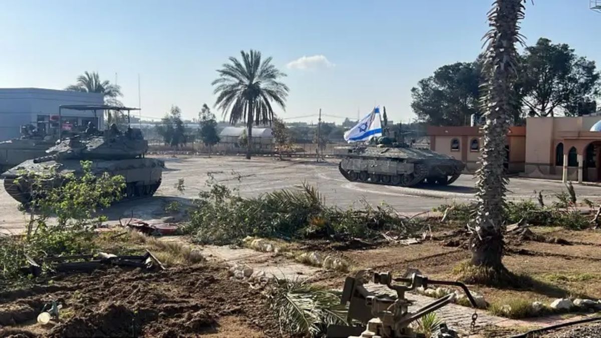 Izraelski tenkovi u Rafi