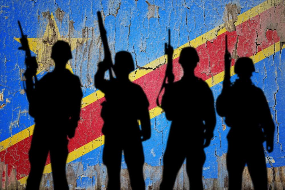 Flag,Of,Congo,Democratic,Painted,On,The,Cracked,Wall,With