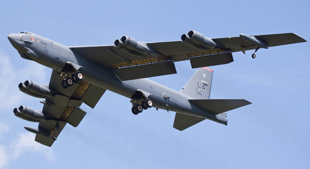 Raf,Fairford,,Gloucestershire,,Uk,-,June,12:,Boeing,B-52h,Stratofortress