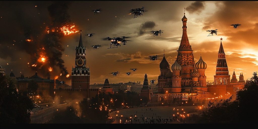 Москва, напад дроновима