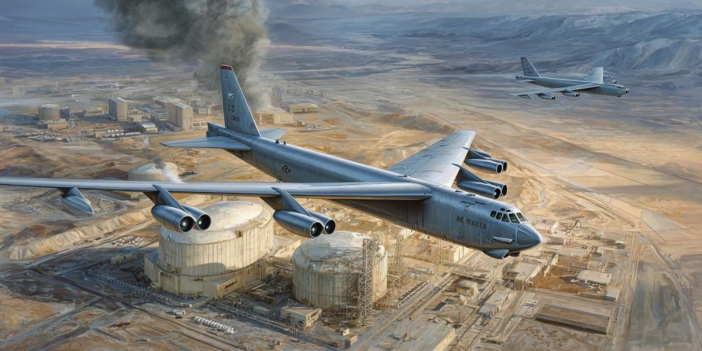 B 52, нуклеарна постројења, бомбардовање