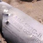 Олупина код Дњепра открила: Украјина користи ракете АИМ-120Ц-8