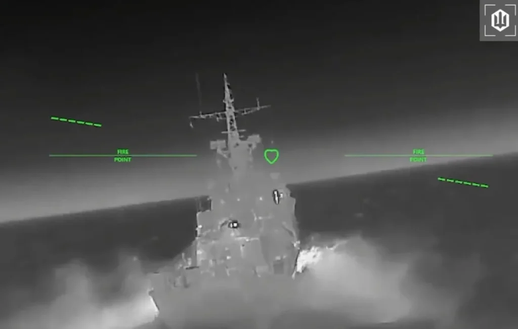 Украјински дрон ФП-1 погодио руски патролни брод у Каспијску на Каспијском мору
