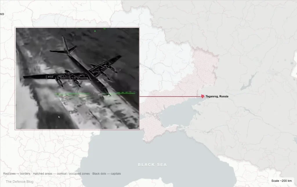 Украјински дронови погодили два руска Ту-142 на аеродрому у Таганрогу