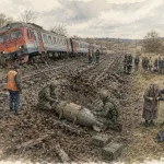 Руски авион грешком бацио бомбу на железницу у Белгородској области, воз исклизнуо