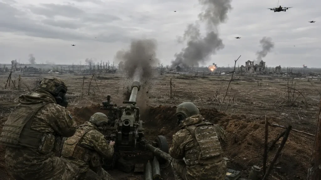 Примирје без удара дугог домета, борбе настављене код Часовог Јара и Новопавливке