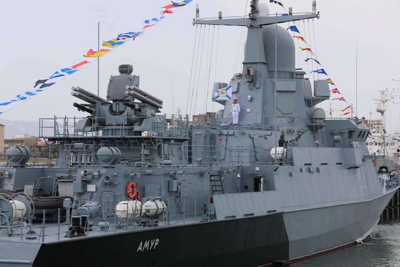 Руска корвета „Бурја“ ушла у Балтичку флоту дан после удара на брод исте класе у Каспијску