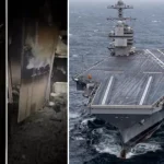 Снимци открили тешка оштећења после пожара на носачу USS Gerald Ford