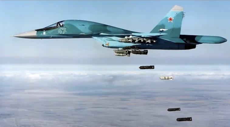 Су-34 гађали украјинске пунктове за управљање дроновима у ДНР