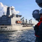 УСНС Канаwха добија Пресидентиал Унит Цитатион: логистика која је носила ударну групу