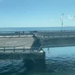 Русија гради насипни мост код Геническа ка Криму после удара на постојеће прелазе