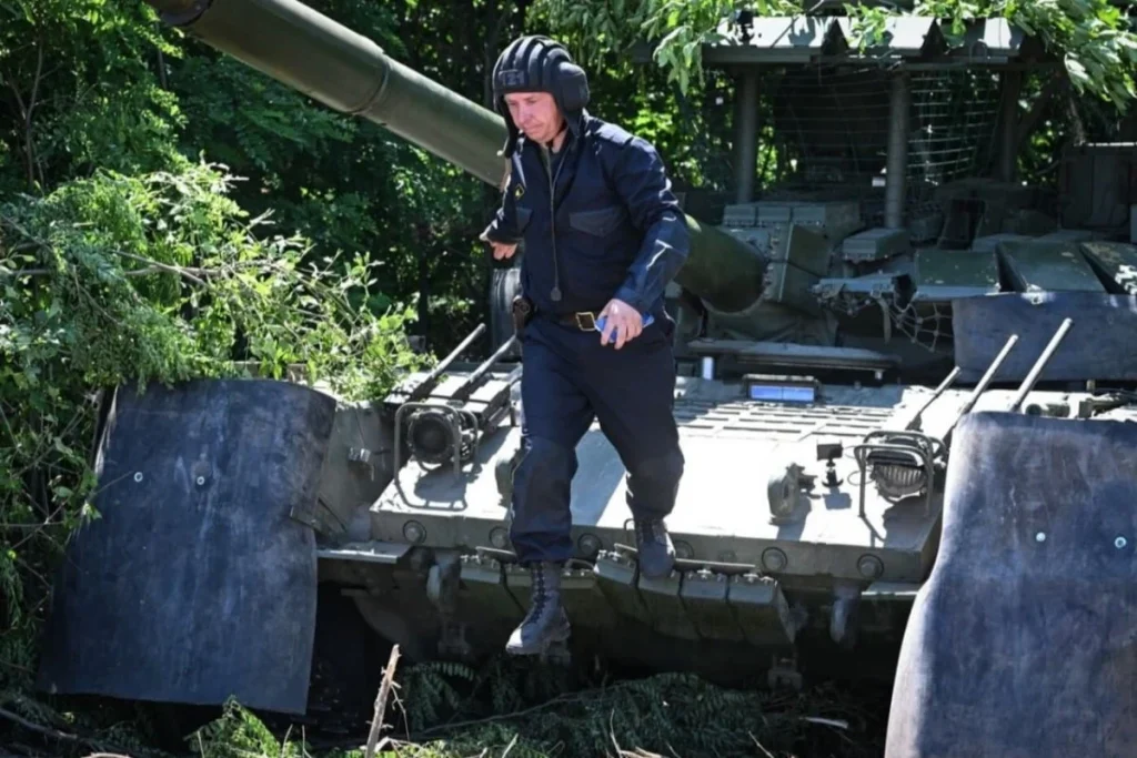 Руски T-72B3A са системом Arena-M поново виђен на украјинском фронту