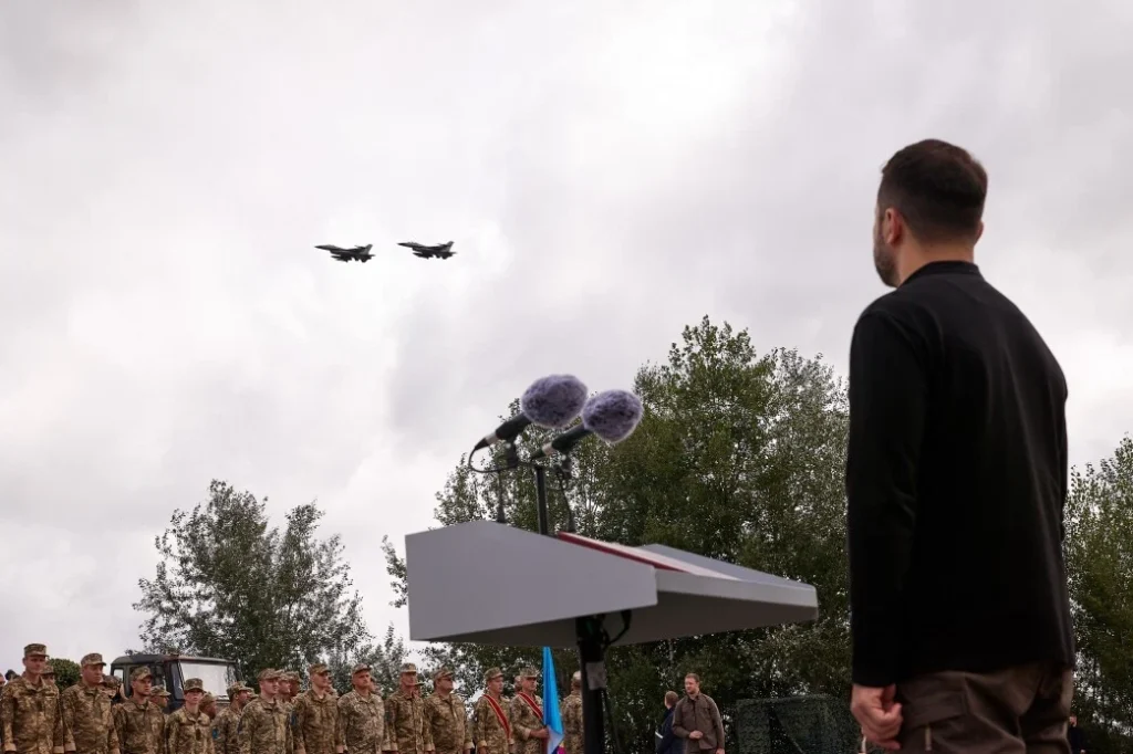 Украјински F-16 троше се у пресретању руских дронова