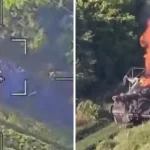 Ланцет уништио украјински Т-72 код Харкова: објављен снимак удара