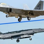 Пилот F-22 први пут управљао дроном YFQ-44A Fury из кабине у лету