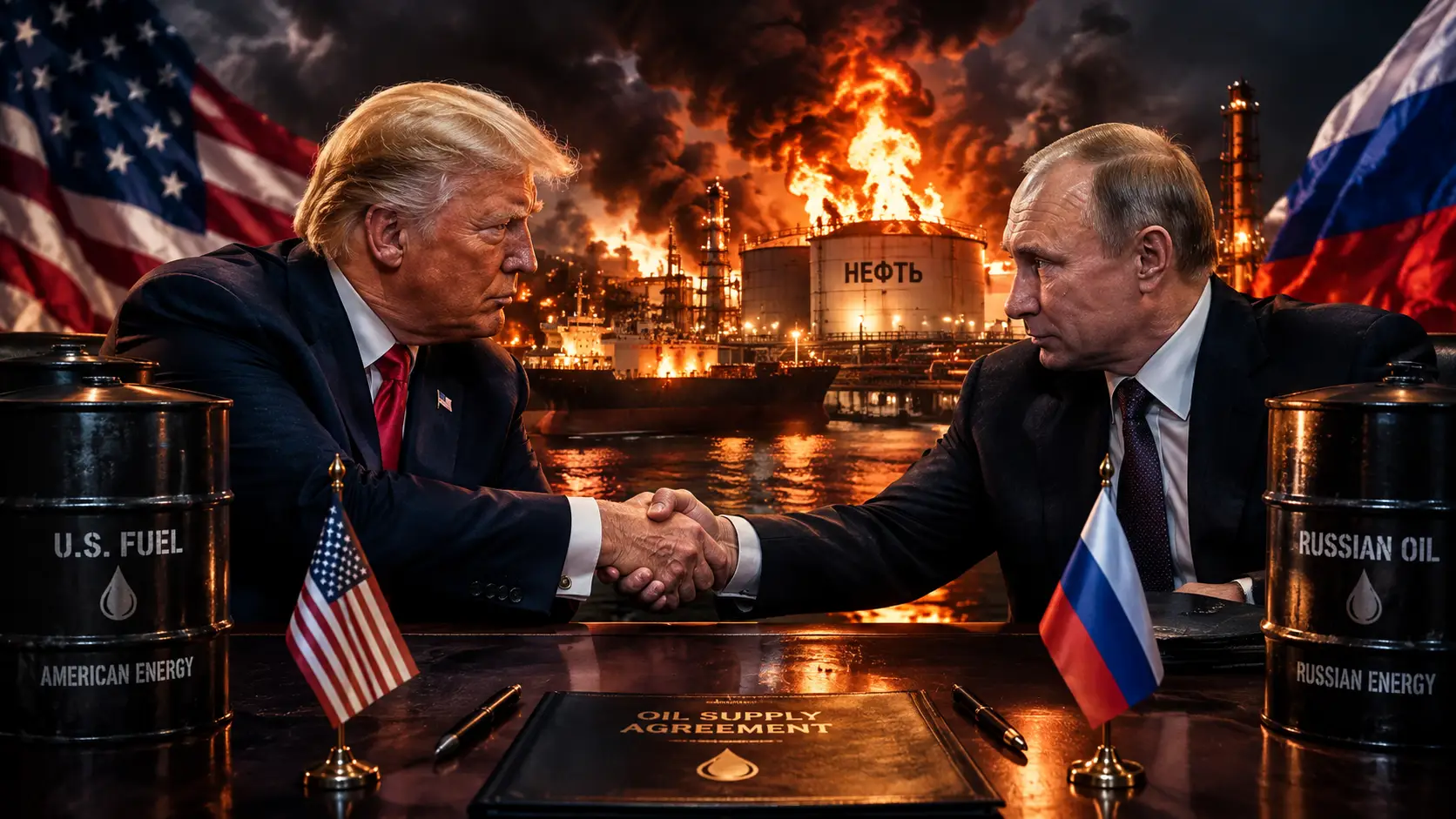 Трамп и Путин договорили дизел, сат касније гори руски терминал!