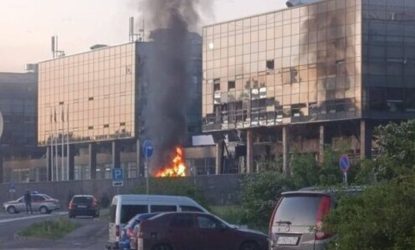 Дронови погодили технопарк Елма у Зеленограду код Москве