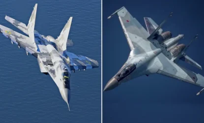 Су-35С оборио украјински МиГ-29 на око 190 километара