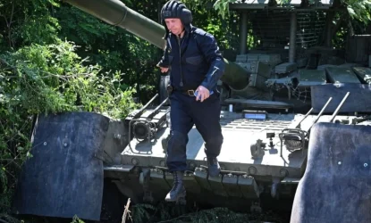 Руски Т-72Б3А са системом Арена-М поново виђен на украјинском фронту