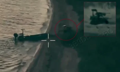 Украјина извела роботски десант са мора на Кинбурнску превлаку