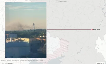 Украјински дронови погодили базу Енгелс-2 у дубини Русије