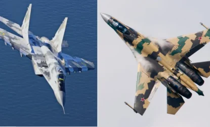 Су-35С оборио украјински МиГ-29 код Константиновке током удара вођеним бомбама