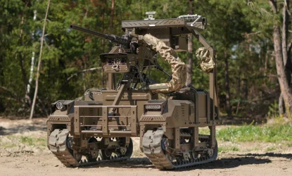 Украјински робот Дроид ТW-12.7 издржао пет удара ФПВ дронова и завршио задатак
