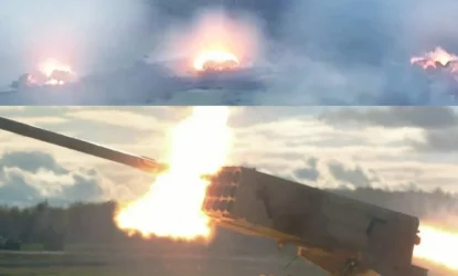 Руски ТОС-1 дејствовао код Красног Лимана по утврђеним положајима украјинских снага